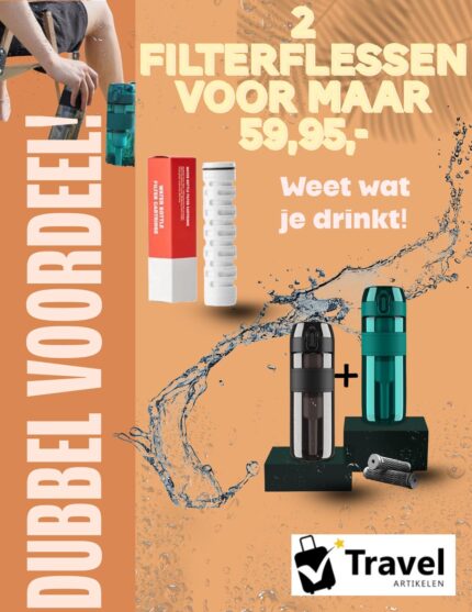 De waterfilterfles